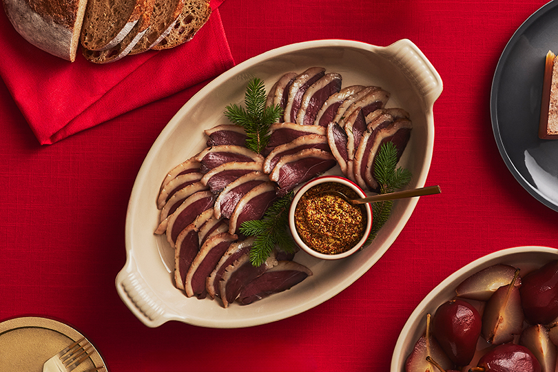 Canard façon prosciutto